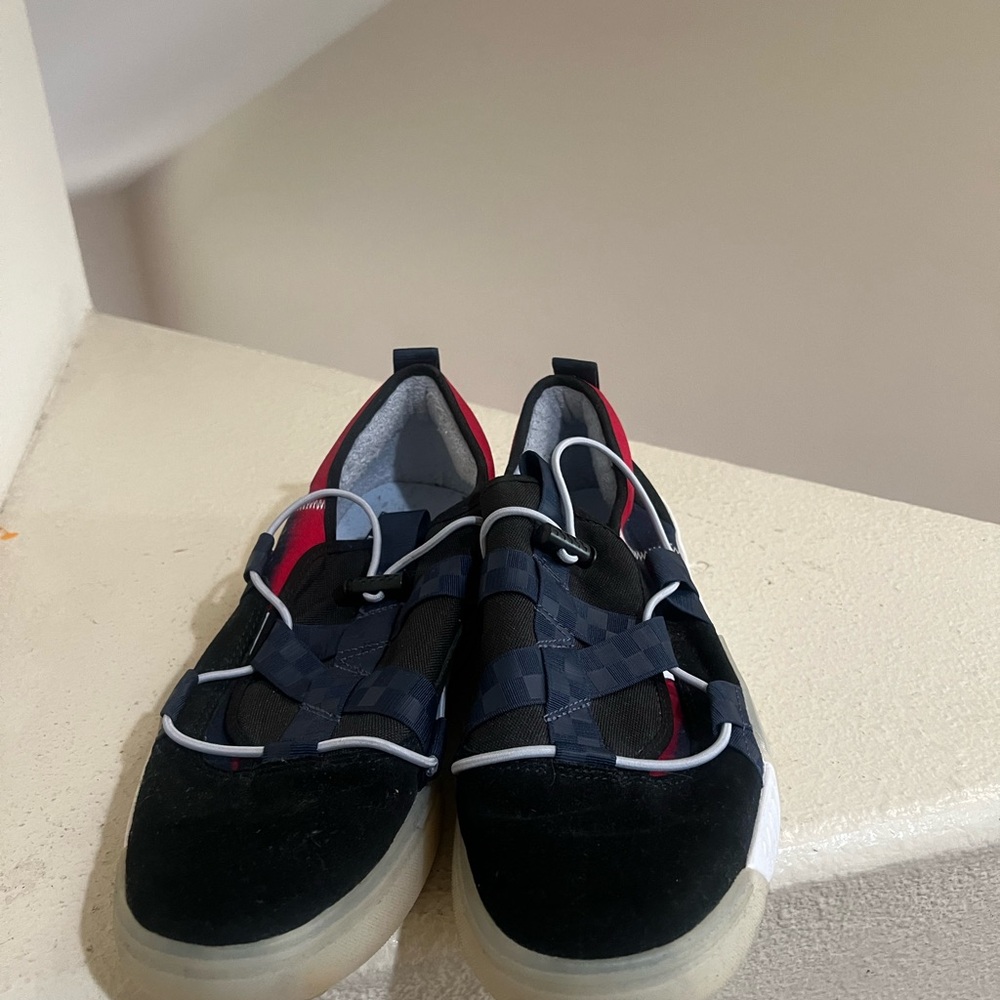 Vans Shiki Slipper‎ Fusion Dress Blues Red Men 10.5 Women 12 VN0A7TNI6OH Rare - Picture 4 of 9